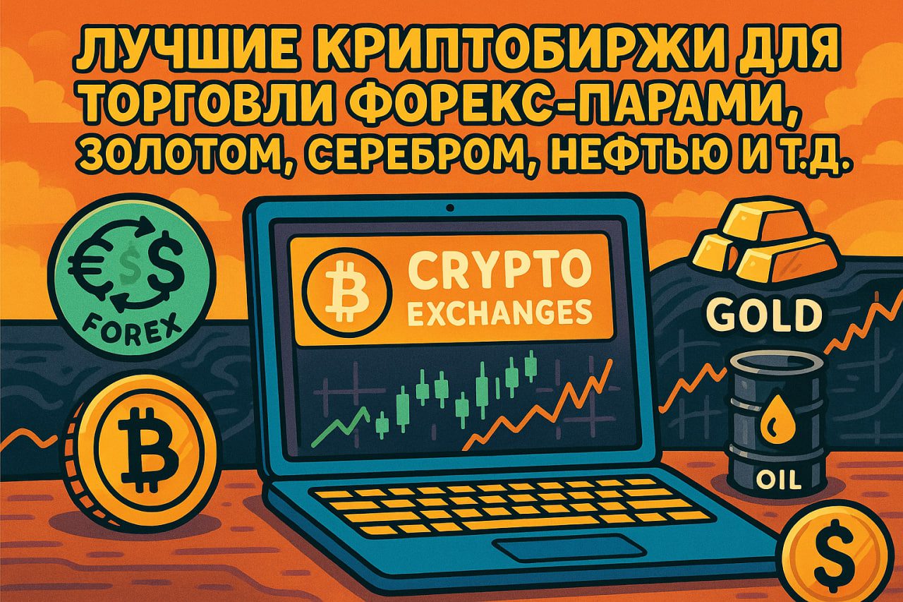 Лучшие криптобиржи для торговли форекс-парами, золотом, серебром, нефтью и т.д.