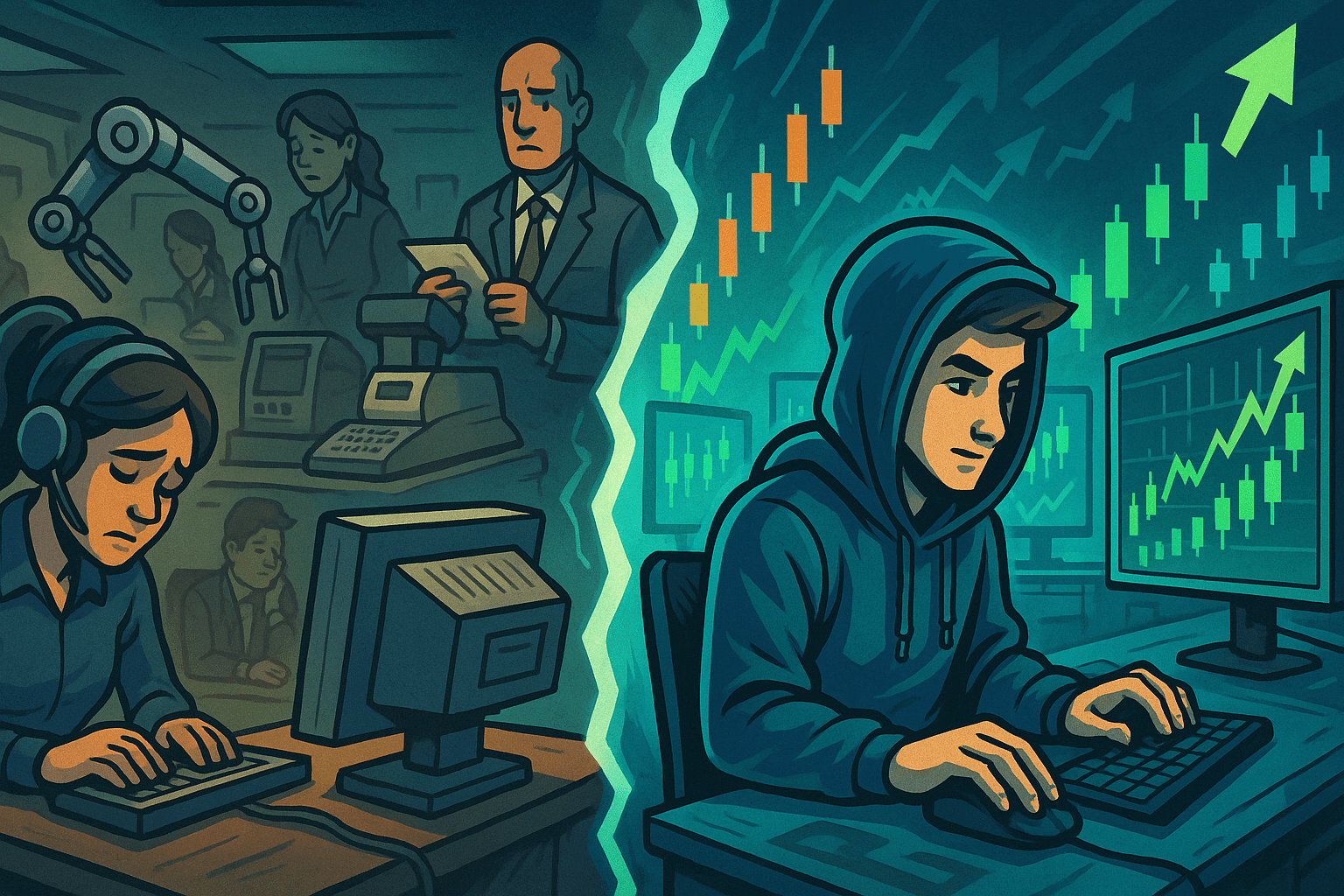 Профессии, которые ИИ заменит: почему трейдинг — твой путь к успеху