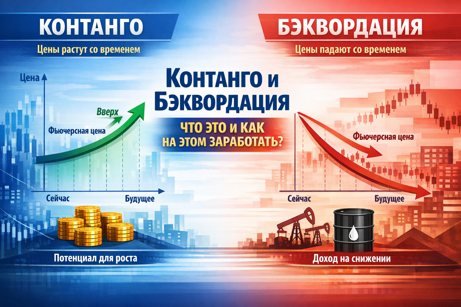 Контанго и бэквордация: что это и как на этом заработать