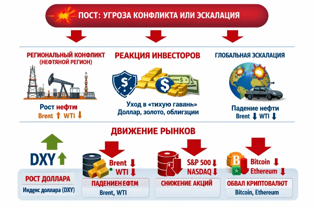 Сценарий 1: Красная зона — Угроза конфликта или эскалация